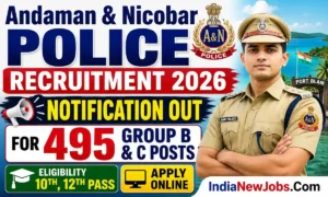 Andaman & Nicobar Police Recruitment 2026