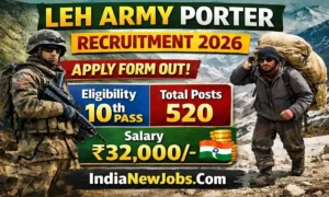 Army Leh Porter Recruitment 2026