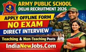 Army Public School APS Delhi Recruitment 2026