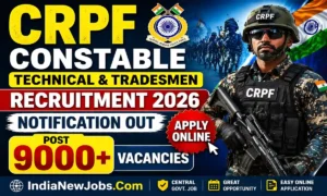 CRPF Constable Recruitment 2026