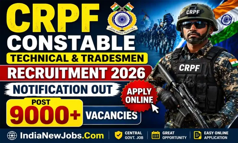 CRPF Constable Recruitment 2026