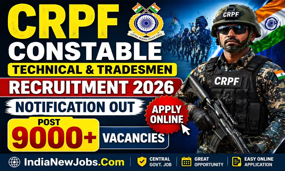CRPF Constable Recruitment 2026