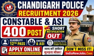 Chandigarh Police Recruitment 2026