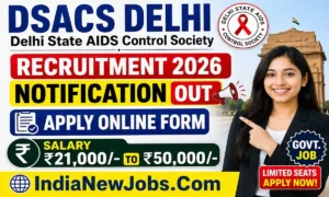 DSACS Delhi Recruitment 2026