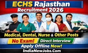 ECHS Rajasthan Recruitment 2026