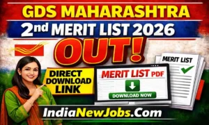 GDS Maharashtra 2nd Merit List 2026