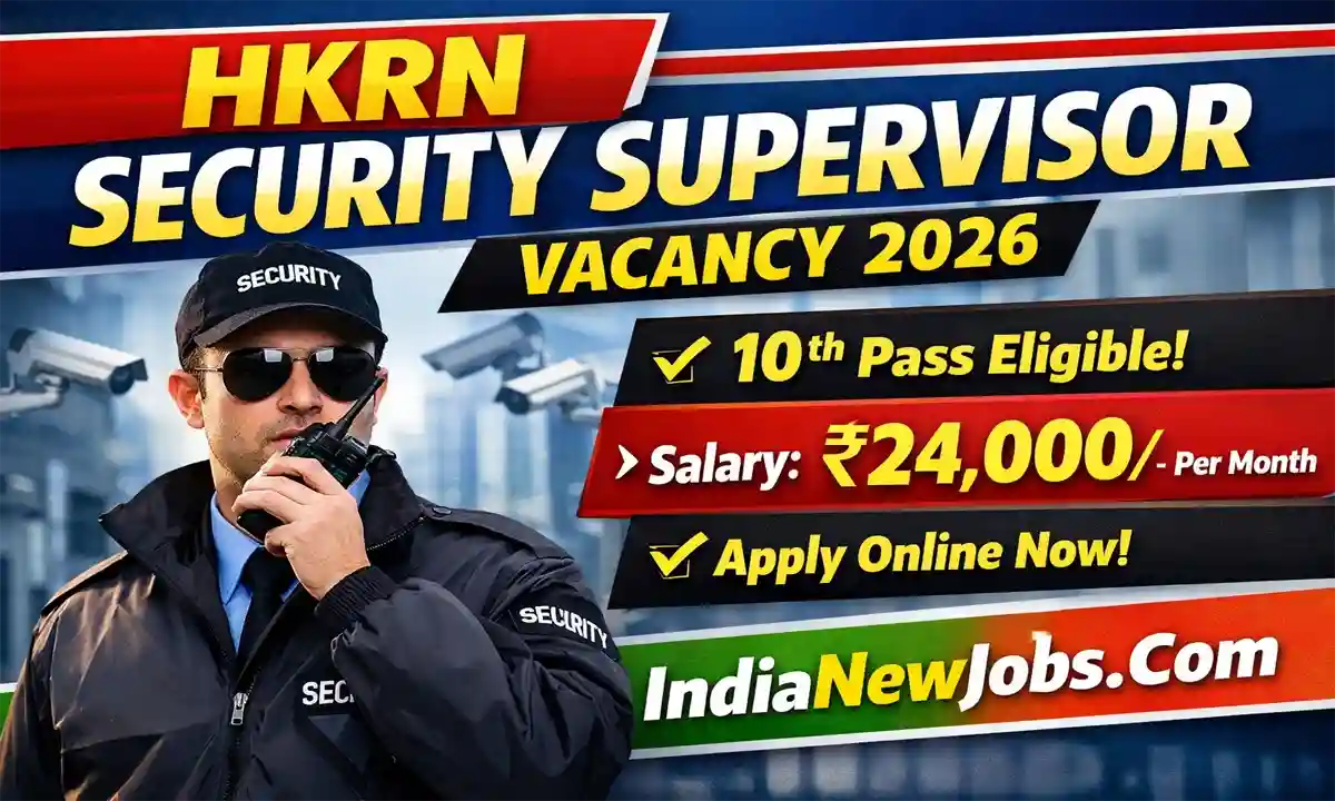 HKRN Security Supervisor Vacancy 2026