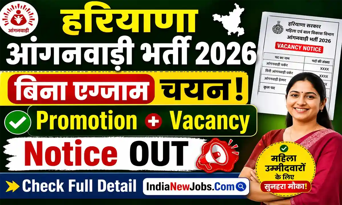 Haryana Anganwadi Recruitment 2026