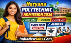 Haryana Polytechnic Admission 2026
