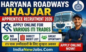 Haryana Roadways Jhajjar Apprentice Recruitment 2026