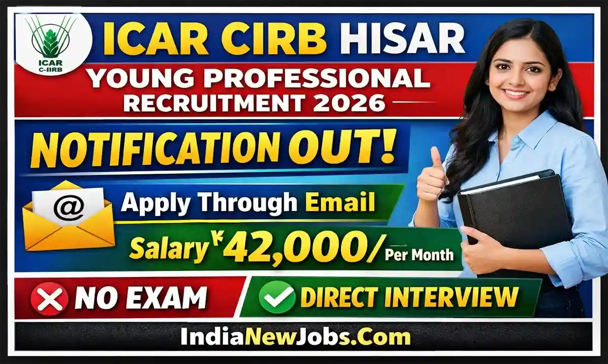 ICAR CIRB Hisar Recruitment 2026
