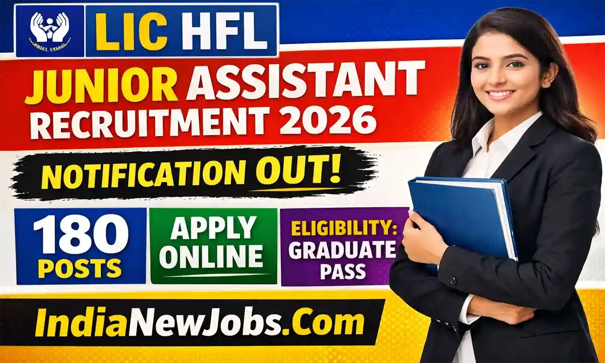 LIC HFL Junior Assistant Recruitment 2026 Notification OUT Apply Online Form