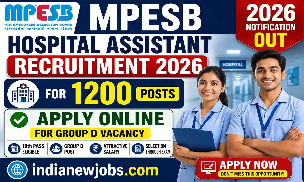 MP Hospital Assistant Recruitment 2026