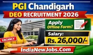 PGI Chandigarh DEO Recruitment 2026 Application Form