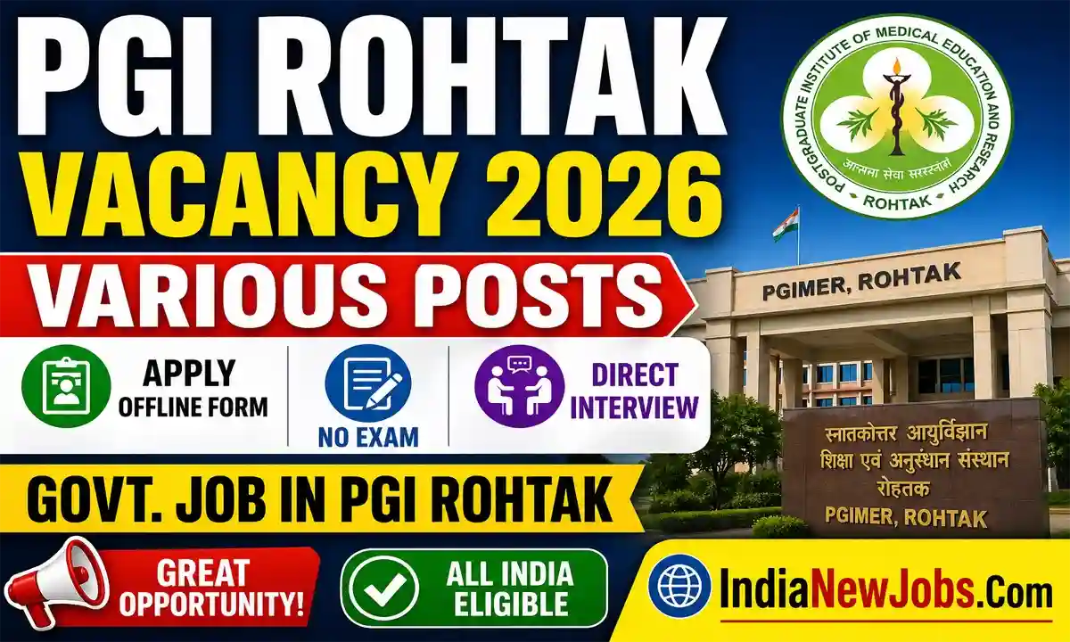 PGI Rohtak Vacancy 2026