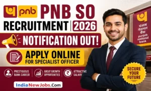 PNB SO Recruitment 2026