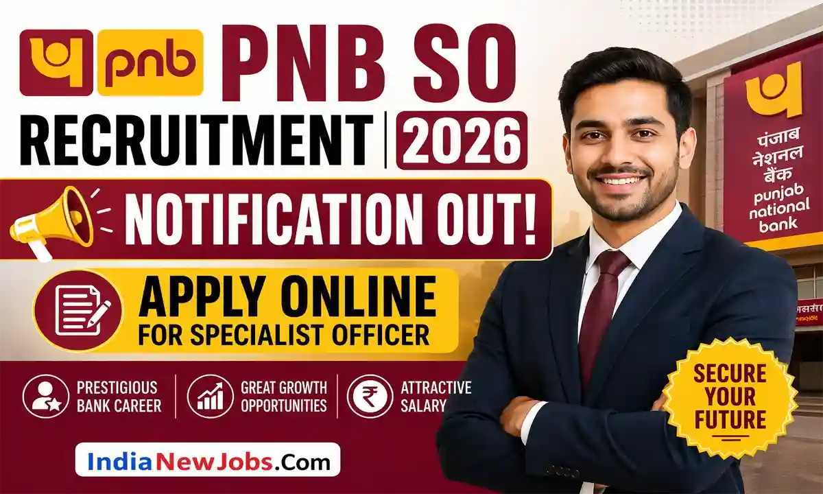 PNB SO Recruitment 2026