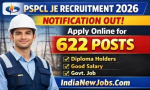 PSPCL JE Recruitment 2026