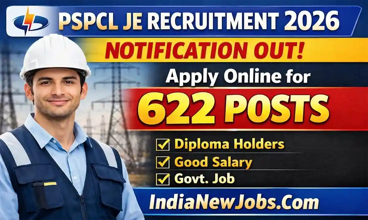PSPCL JE Recruitment 2026