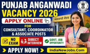 Punjab Anganwadi Vacancy 2026