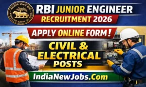 RBI JE Recruitment 2026