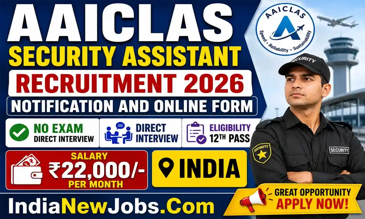 AAICLAS Security Assistant Recruitment 2026