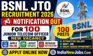 BSNL JTO Recruitment 2026