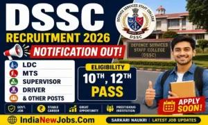 DSSC Group c recruitment 2026