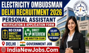 Electricity Ombudsman Delhi Recruitment 2026