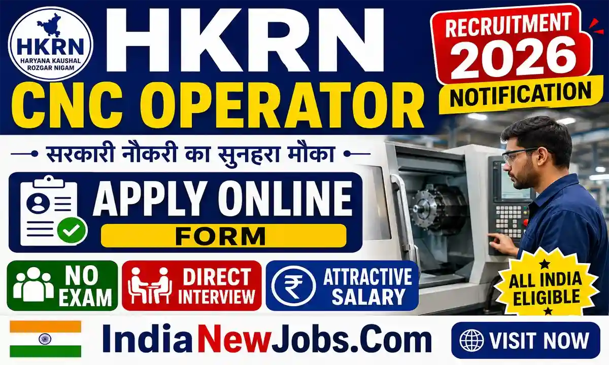 HKRN CNC Operator Recruitment 2026