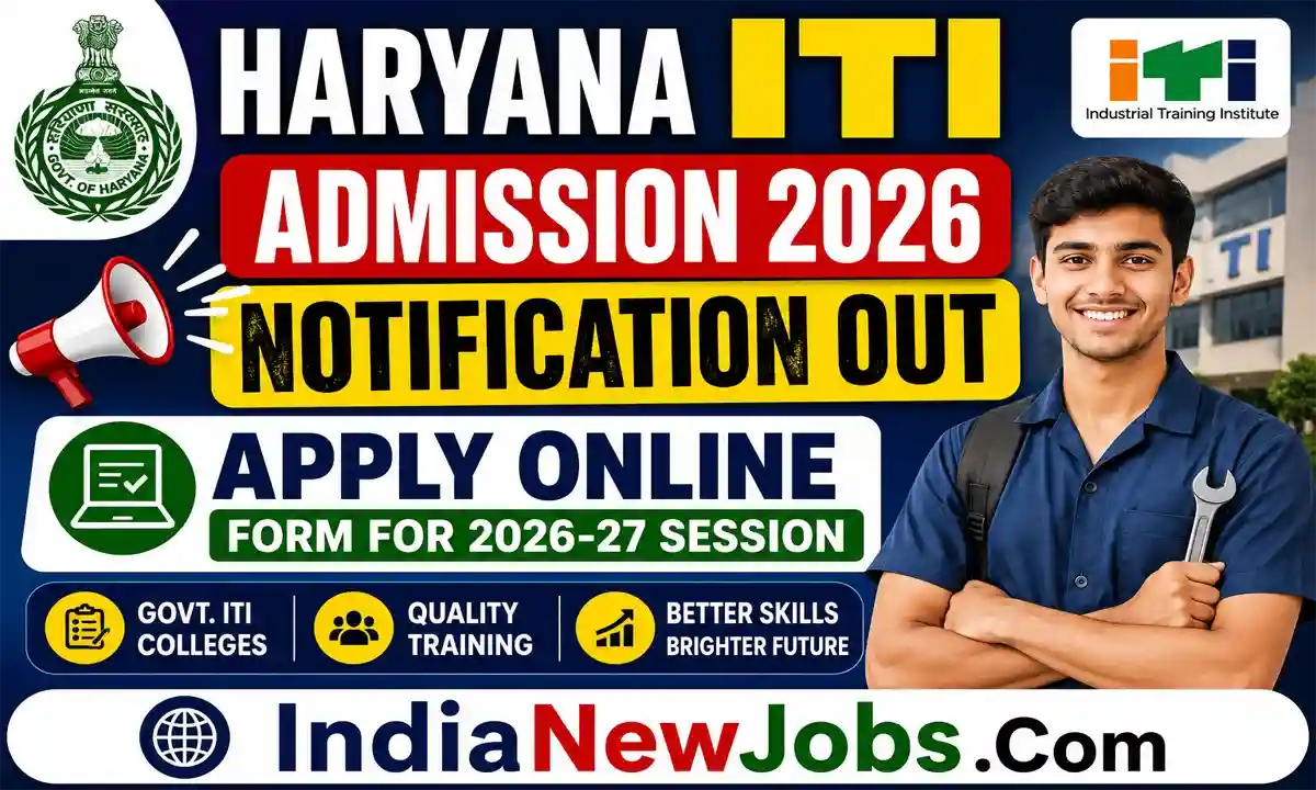 Haryana iti admission 2026