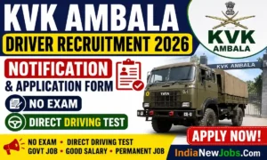 KVK Ambala Driver Recruitment 2026