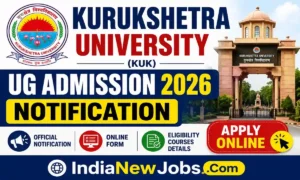 Kurukshetra University UG Admission 2026