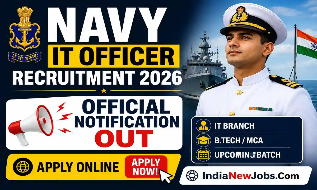 Navy IT Officer Recruitment 2026