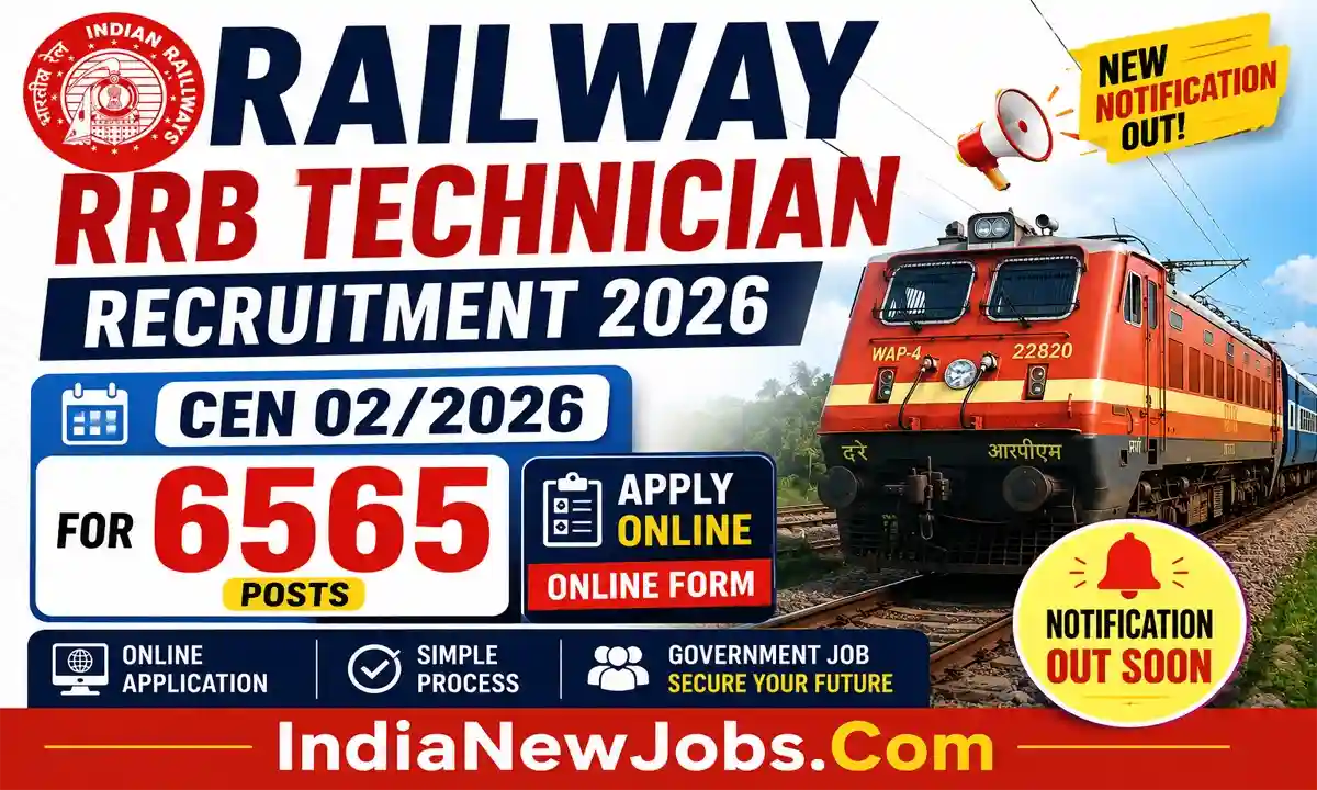 RRB Technician Recruitment 2026