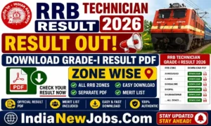 RRB Technician Result 2026