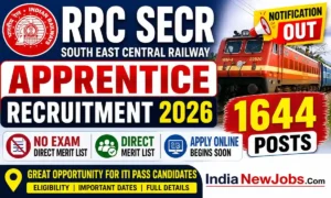 RRC SECR Apprentice Recruitment 2026