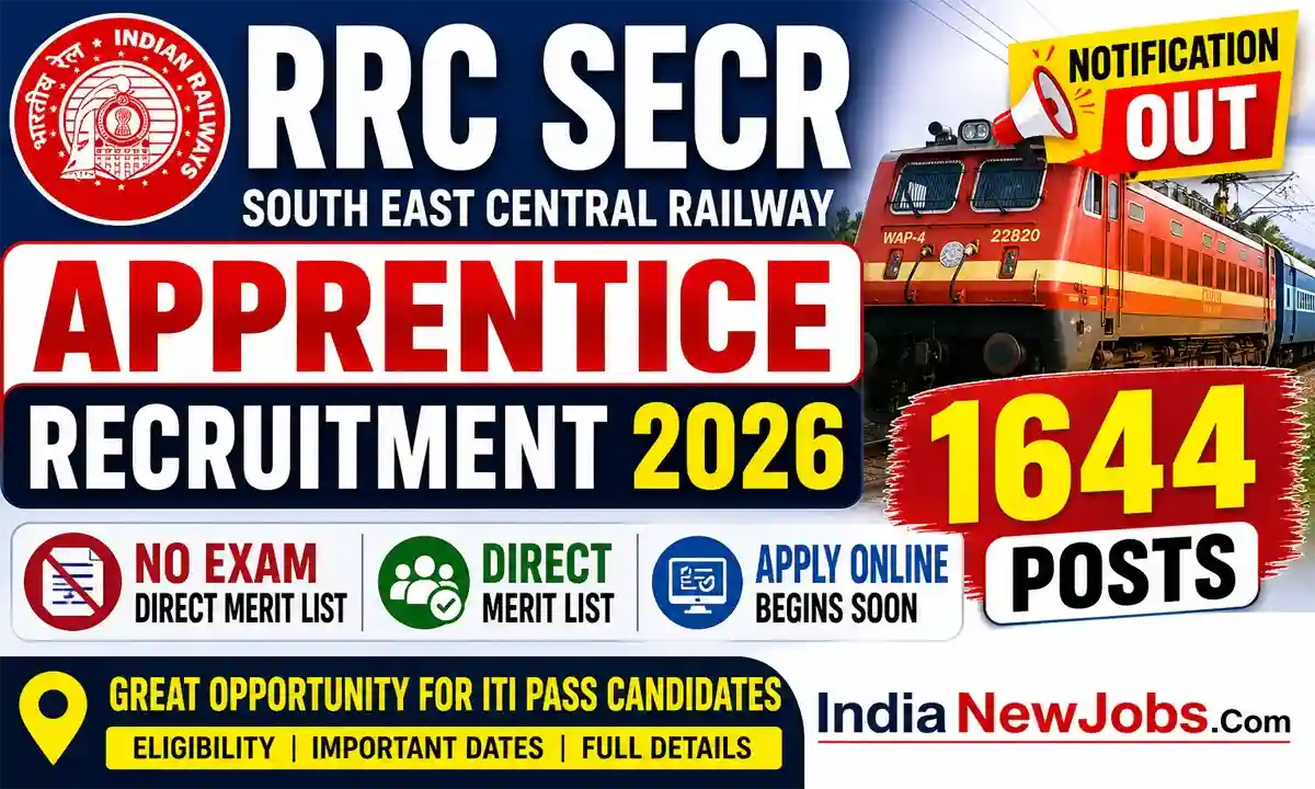 RRC SECR Apprentice Recruitment 2026