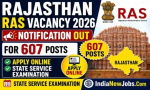 Rajasthan RAS Vacancy 2026