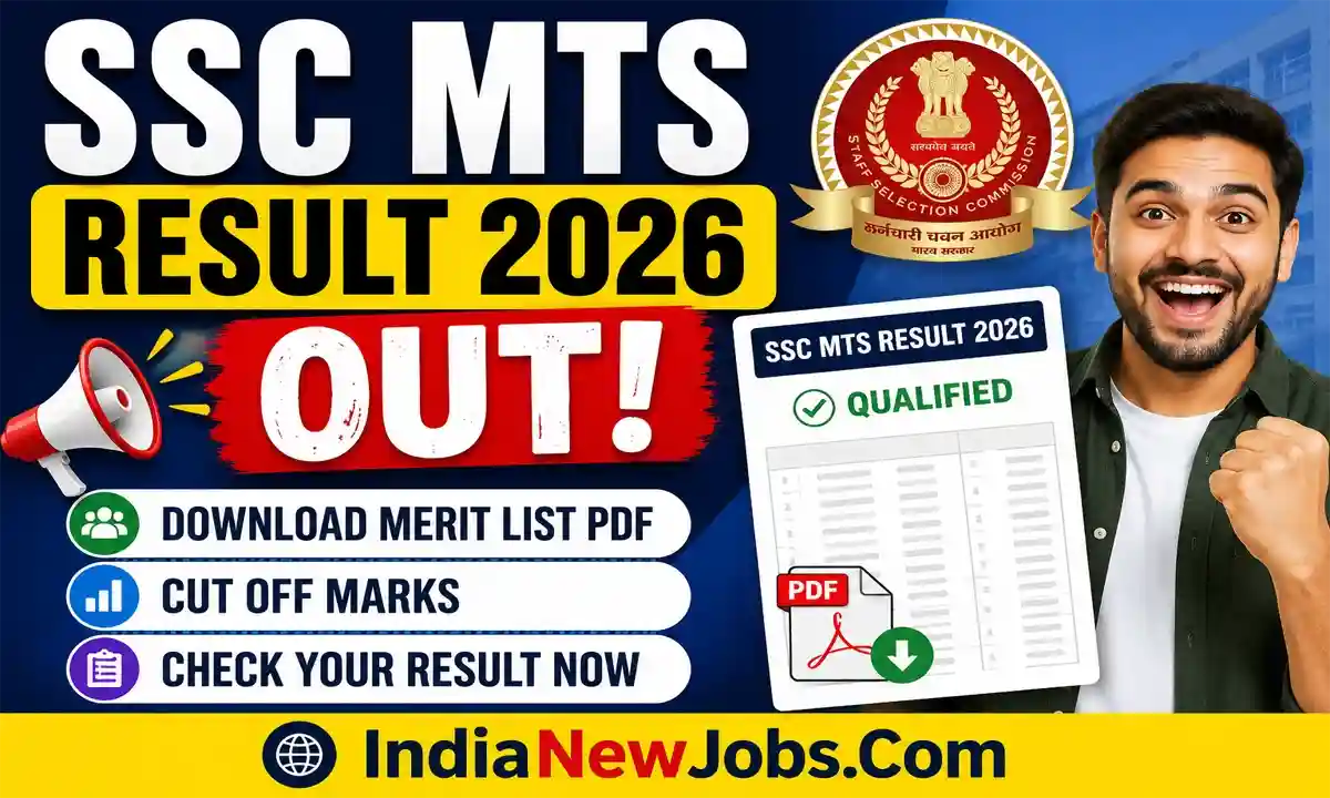 SSC MTS Result 2026 OUT Download Merit List PDF, Cut Off Marks