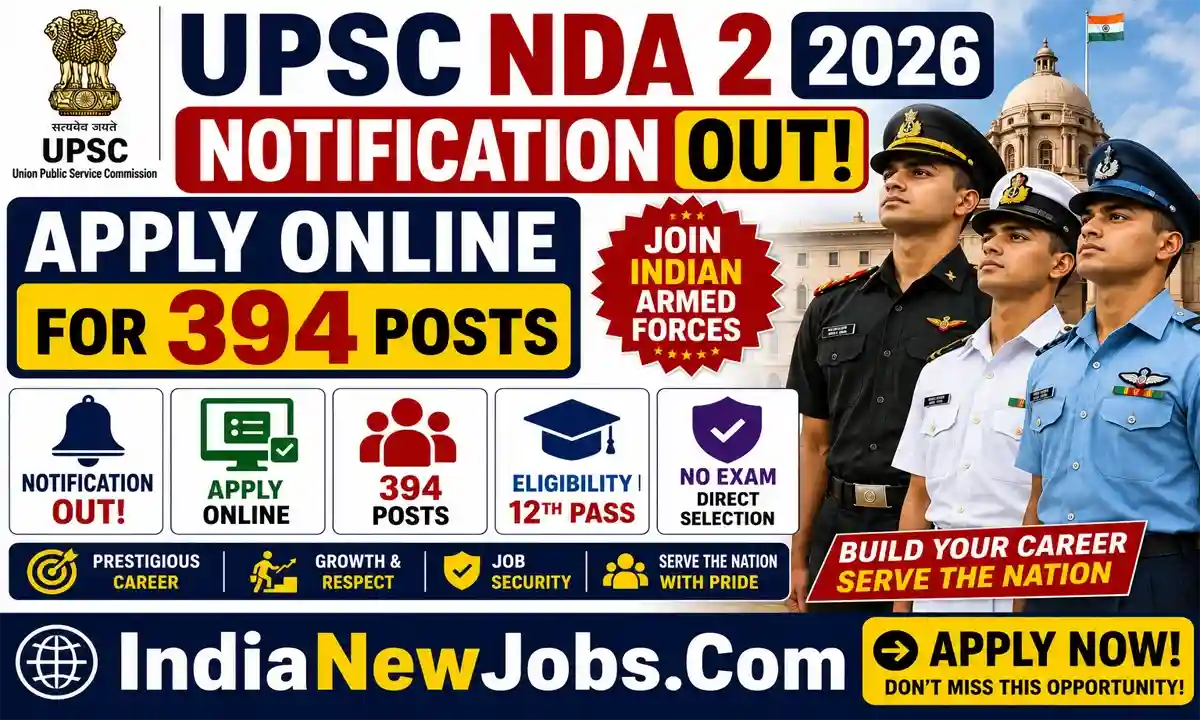 UPSC NDA 2 2026 Notification
