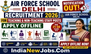 Air Force School Delhi Recruitment 2026