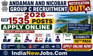 Andaman and Nicobar Group C Recruitment 2026