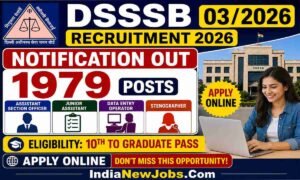 DSSSB 03/2026 Recruitment 2026