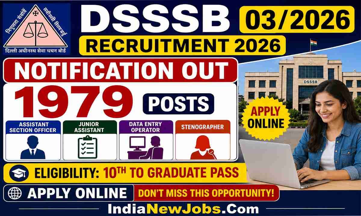 DSSSB 03/2026 Recruitment 2026
