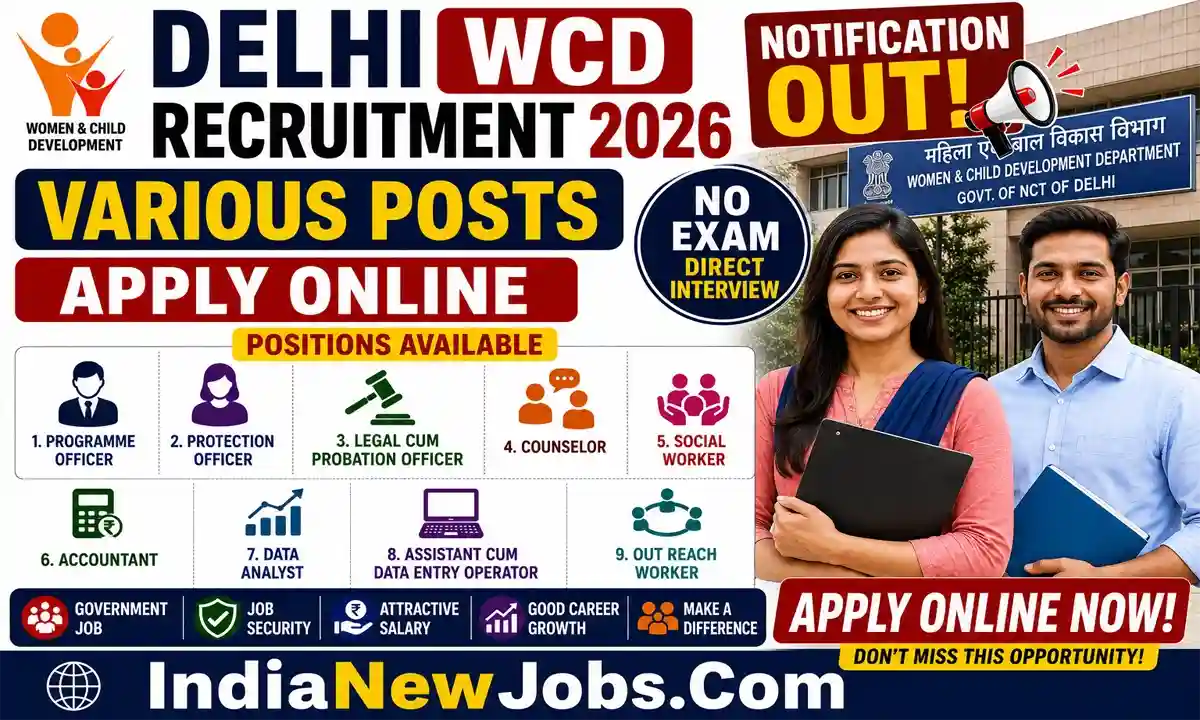 Delhi WCD Recruitment 2026