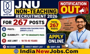 JNU Non-Teaching Recruitment 2026