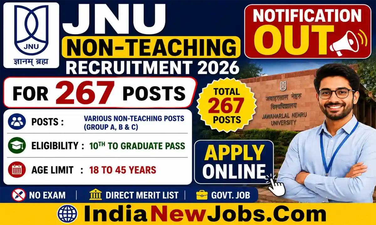 JNU Non-Teaching Recruitment 2026