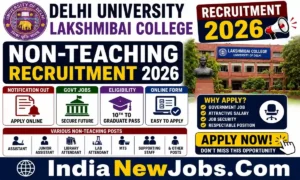 Laxmibai College DU Non-Teaching Recruitment 2026 Apply Online