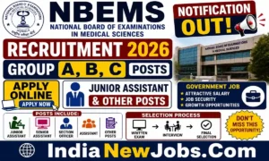 NBEMS Recruitment 2026